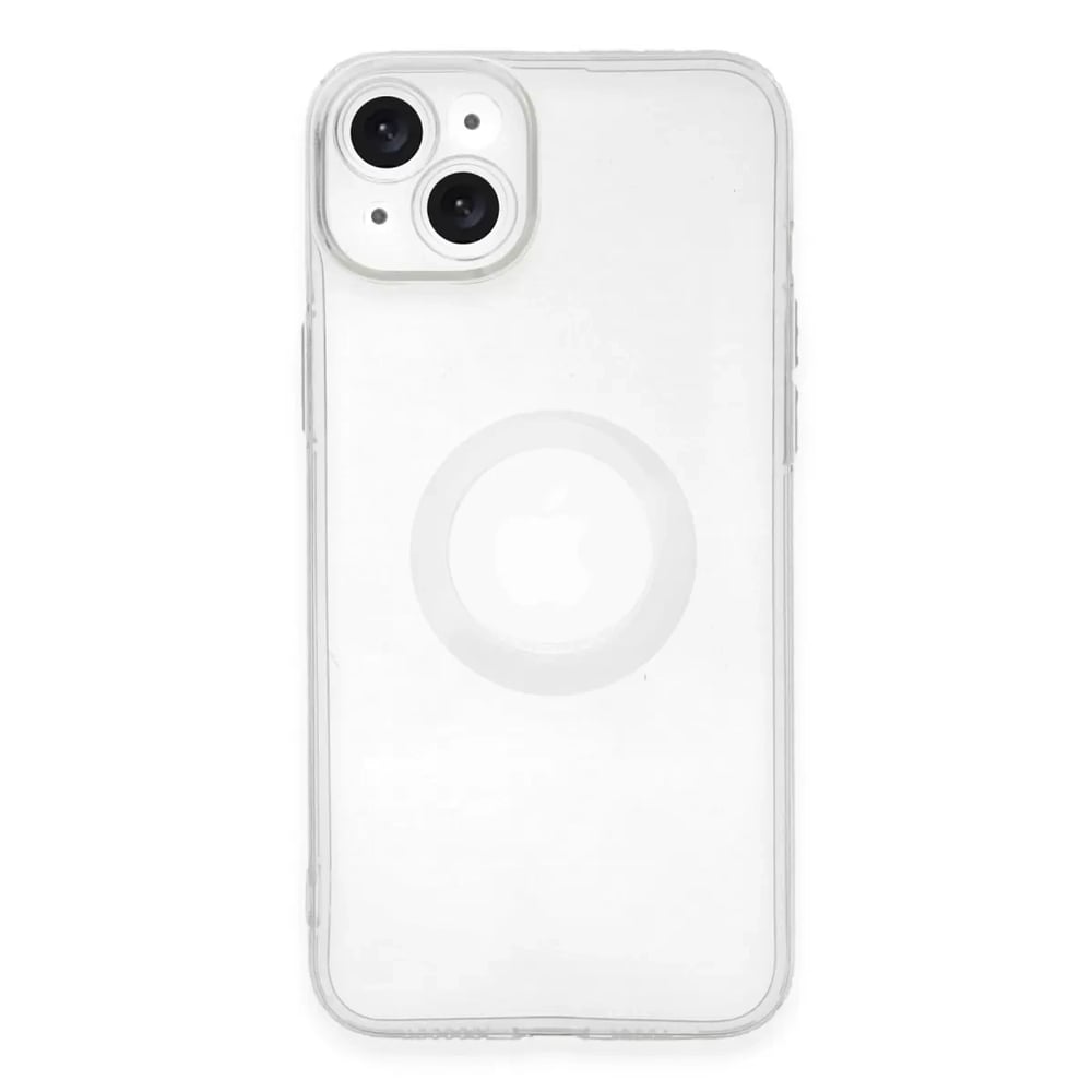 Apple iPhone 14 Plus Kılıf Santa Lens Silikon - Şeffaf