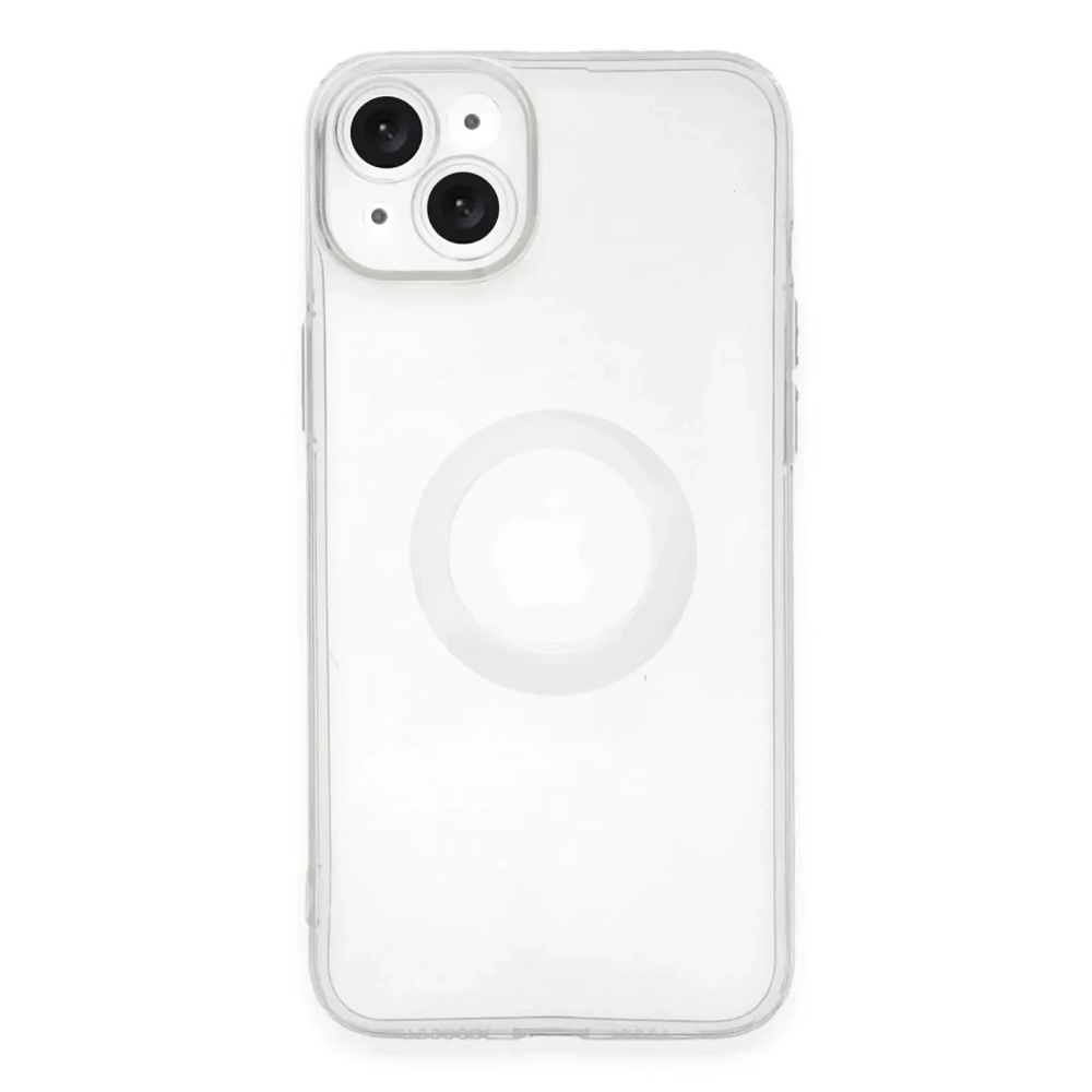 Apple iPhone 14 Plus Kılıf Santa Lens Silikon - Şeffaf