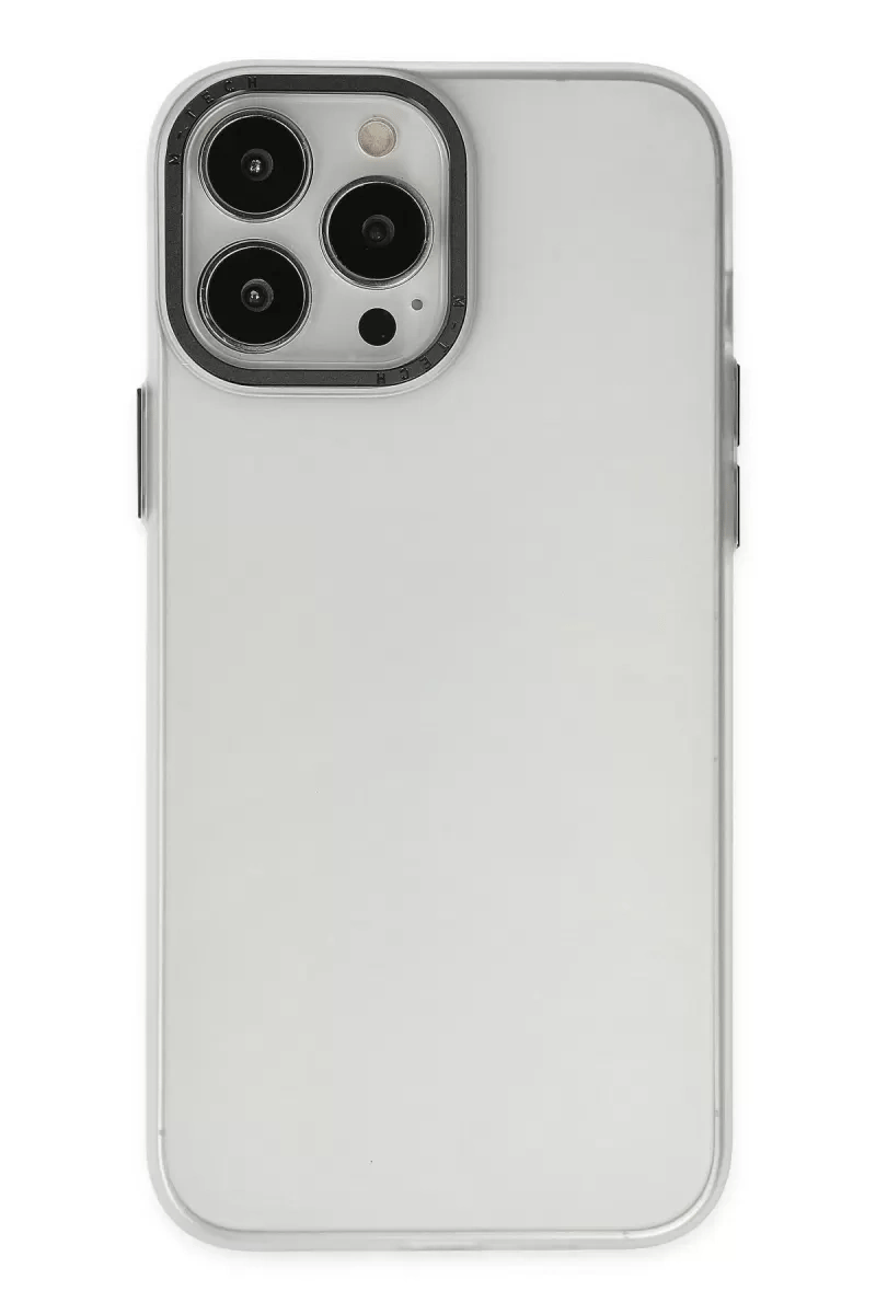 Apple iPhone 14 Pro Kılıf Modos Metal Kapak - Şeffaf