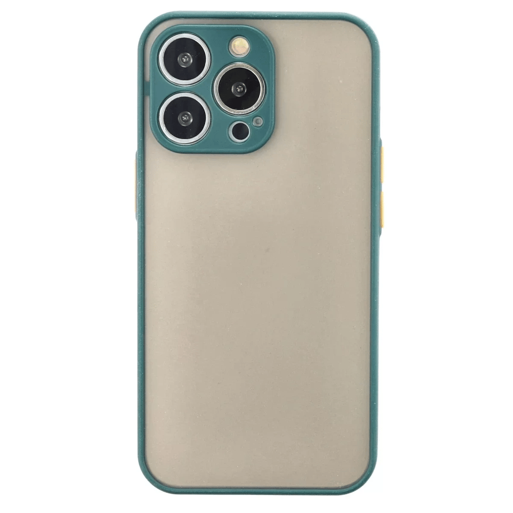 Apple iPhone 14 Pro Kılıf Montreal Silikon Kapak - Yeşil
