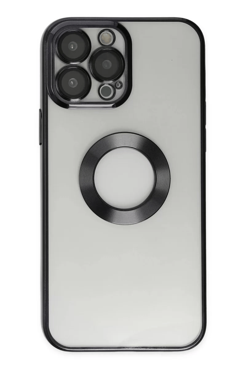 Apple iPhone 14 Pro Kılıf Slot Silikon - Siyah