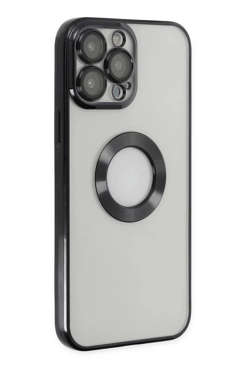 Apple iPhone 14 Pro Kılıf Slot Silikon - Siyah