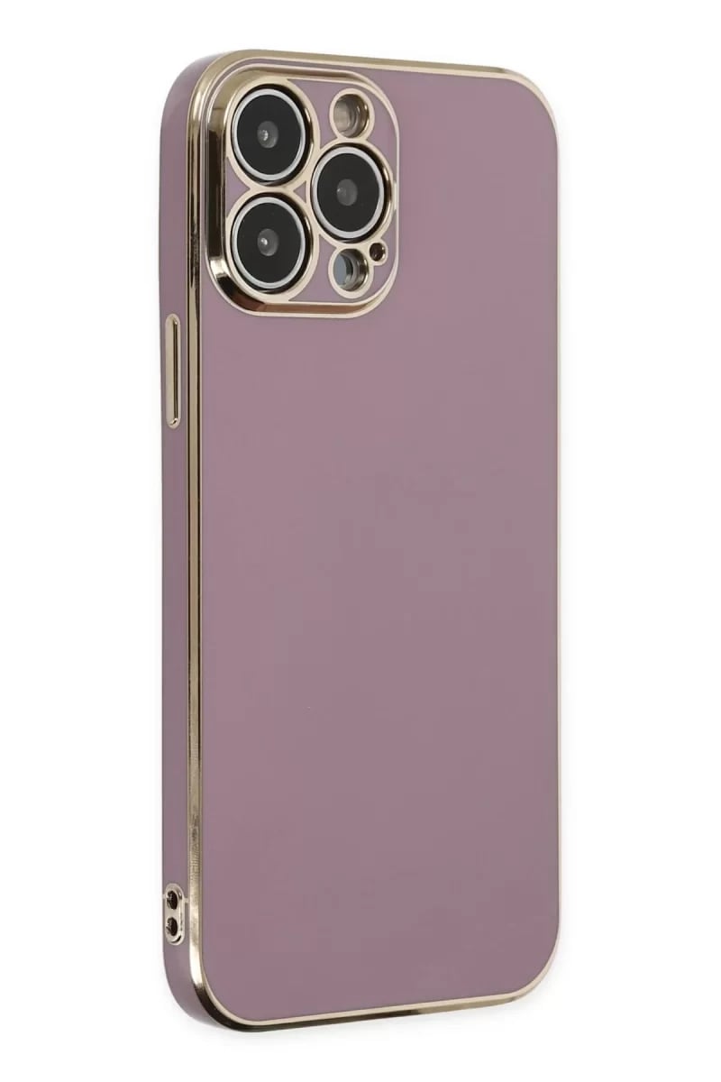 Apple iPhone 14 Pro Kılıf Volet Silikon - Mor