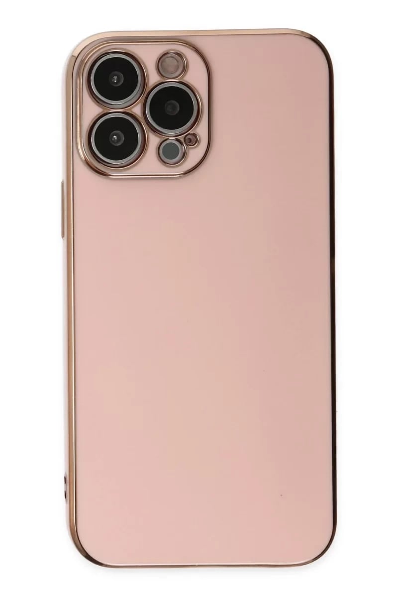 Apple iPhone 14 Pro Kılıf Volet Silikon - Pembe
