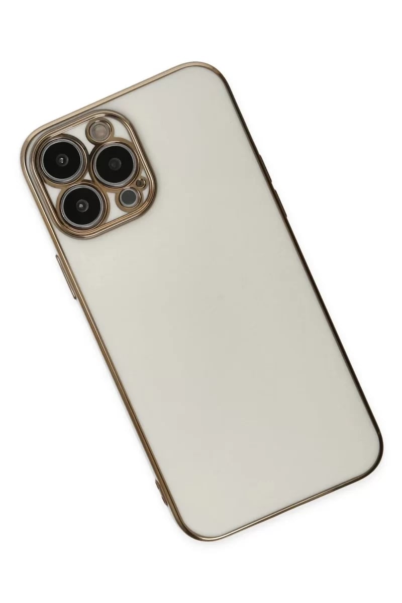 Apple iPhone 14 Pro Kılıf Volet Silikon - Beyaz