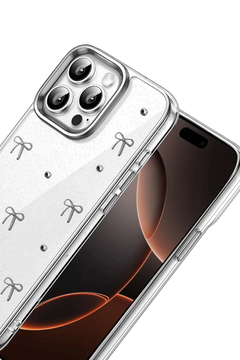 Apple iPhone 14 Pro Max Fiyonk Desenli Kapak - Desen 5