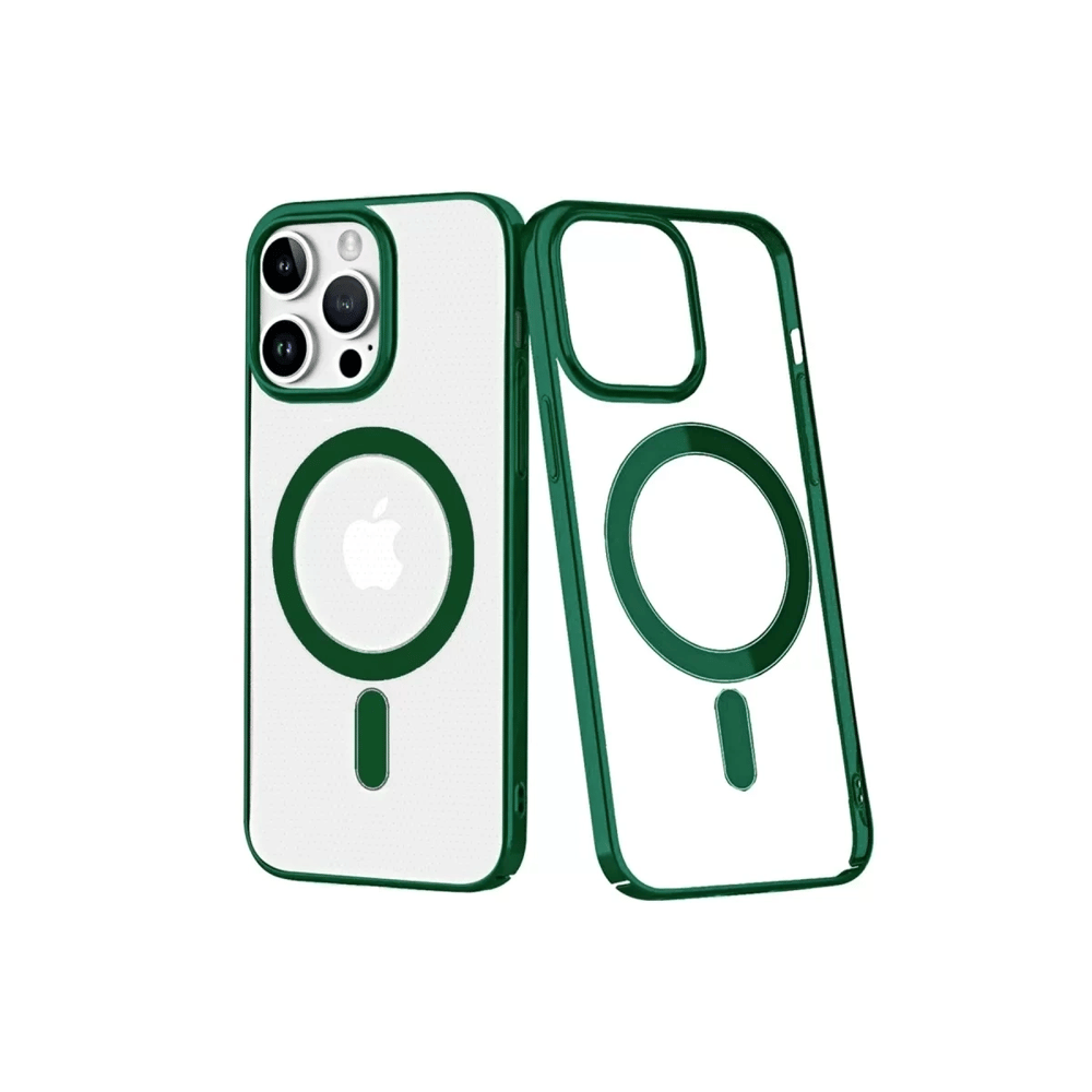Apple iPhone 14 Pro Max Kılıf Element Magneticsafe Sert Kapak - Köknar Yeşili