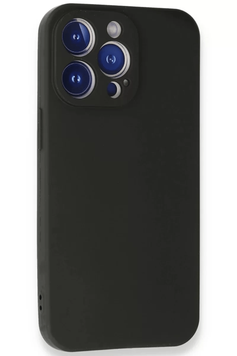 Apple iPhone 14 Pro Max Kılıf First Silikon - Siyah