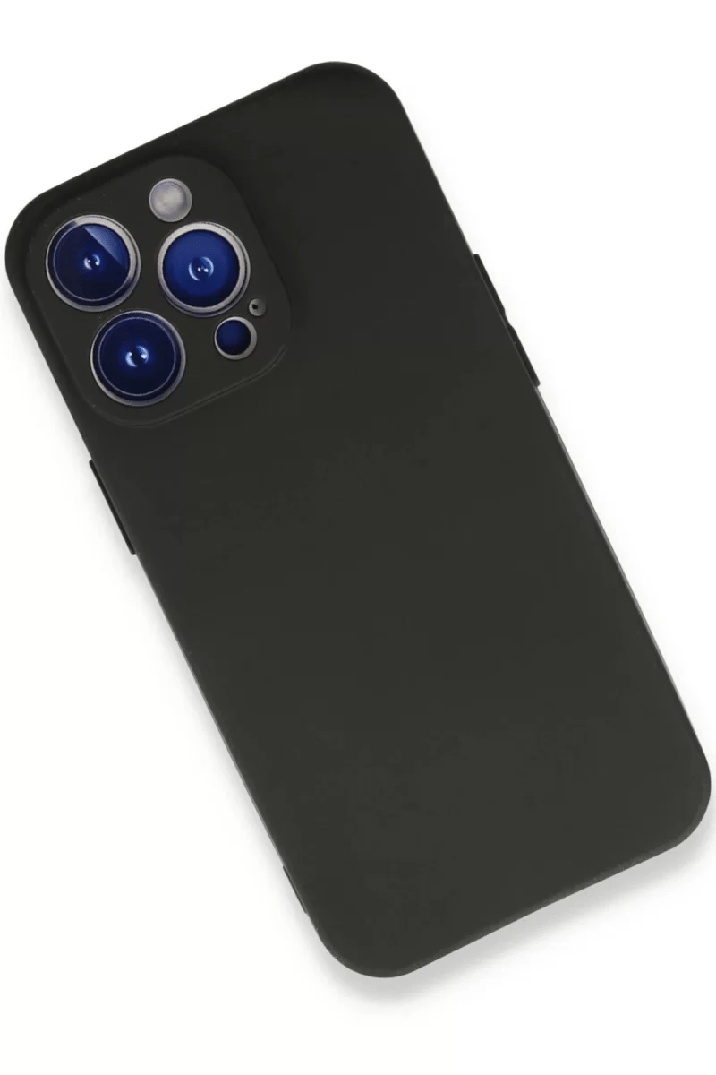 Apple iPhone 14 Pro Max Kılıf First Silikon - Siyah