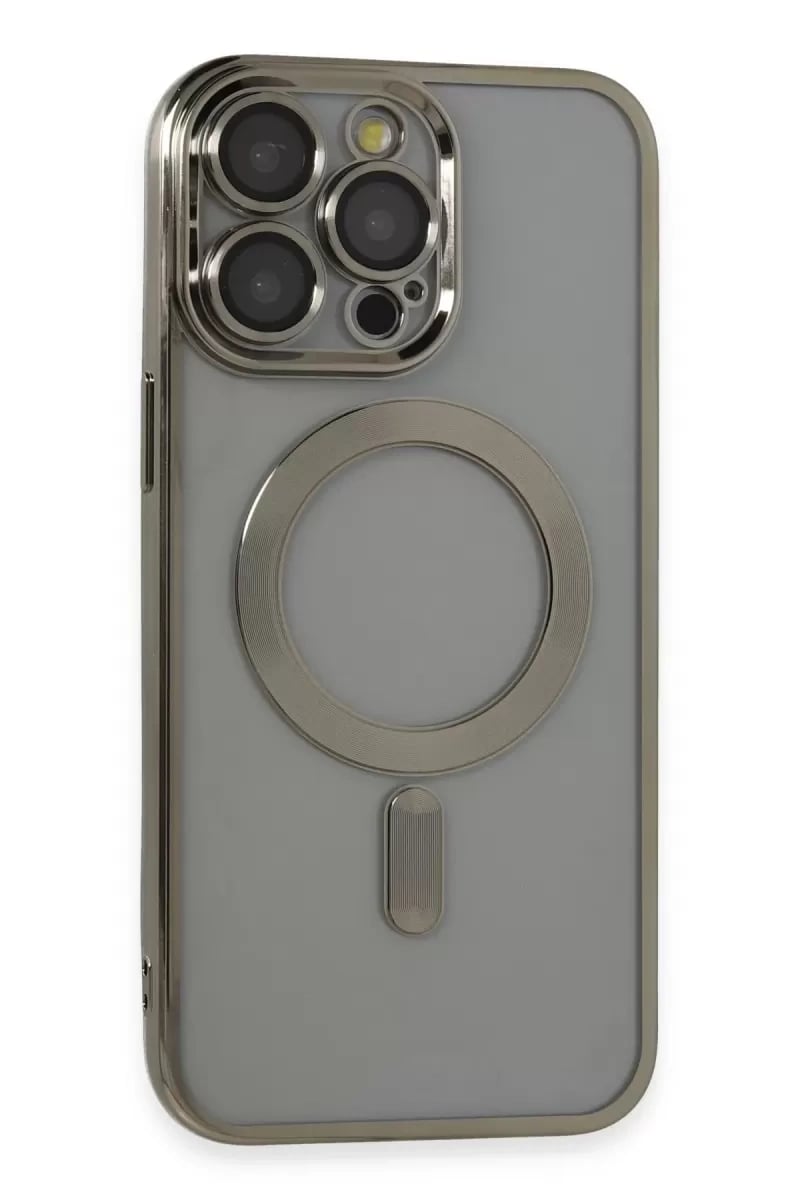 Apple iPhone 14 Pro Max Kılıf Kross Magneticsafe Kapak - Titan Gri