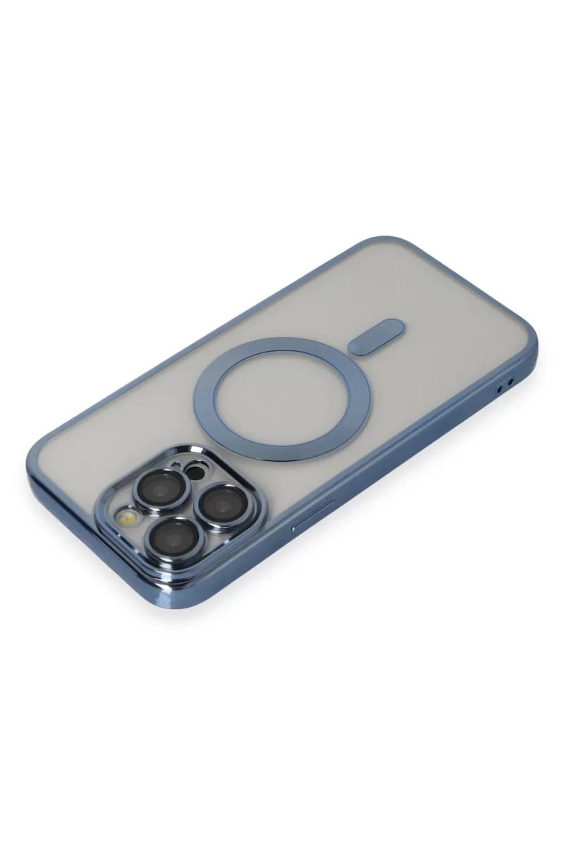 Apple iPhone 14 Pro Max Kılıf Kross Magneticsafe Kapak - Sierra Blue