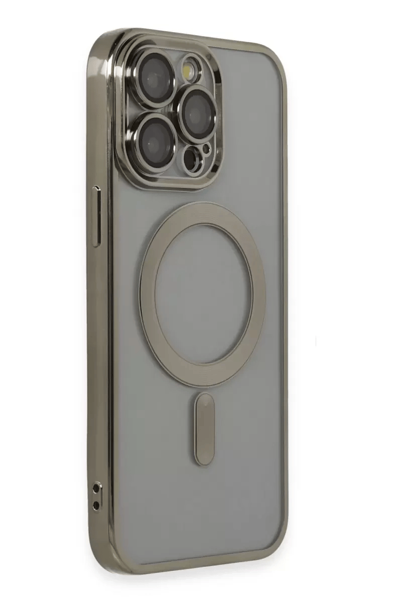 Apple iPhone 14 Pro Max Kılıf Kross Magneticsafe Kapak - Titan Gri