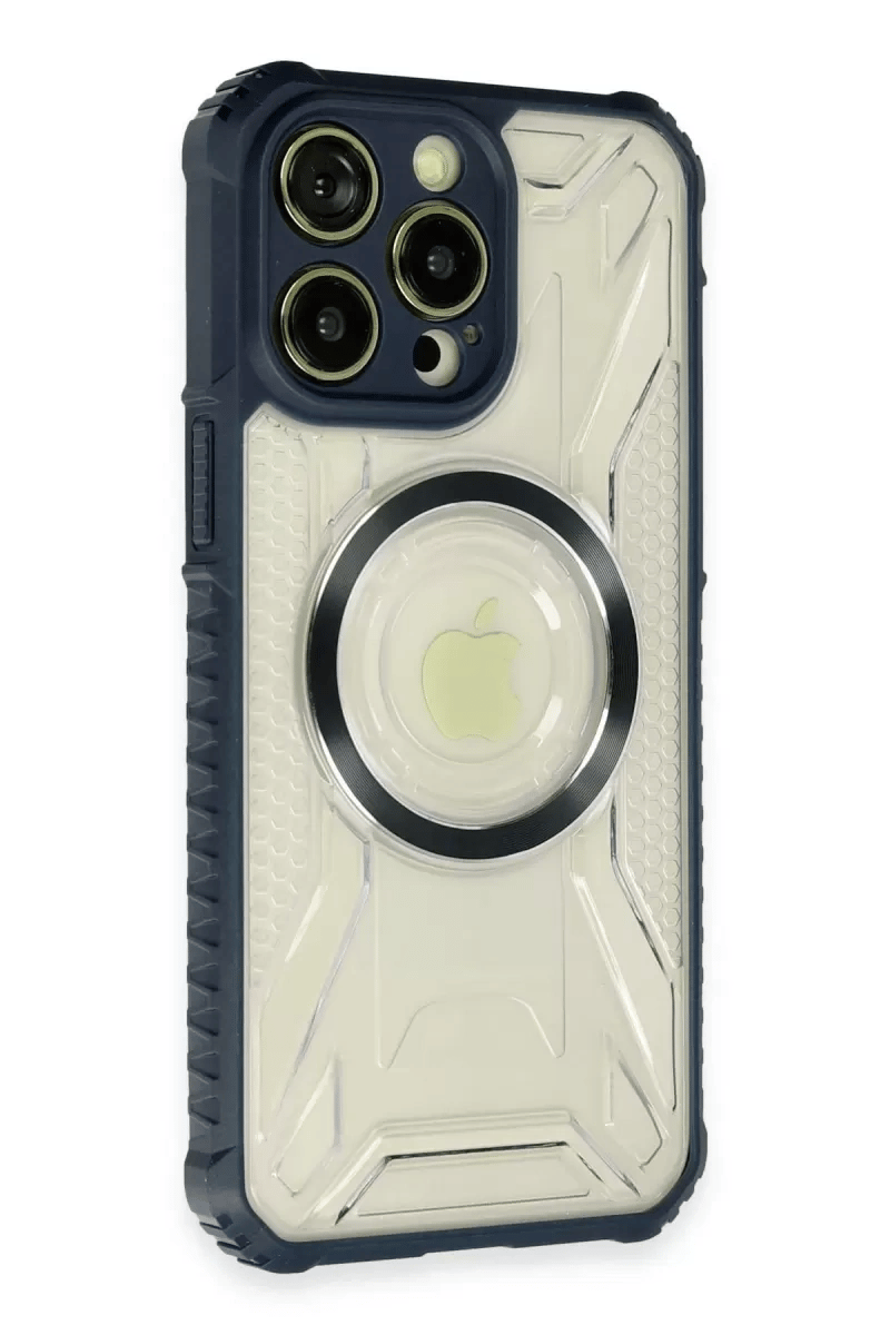 Apple iPhone 14 Pro Max Kılıf Prag Magneticsafe Kapak - Lacivert