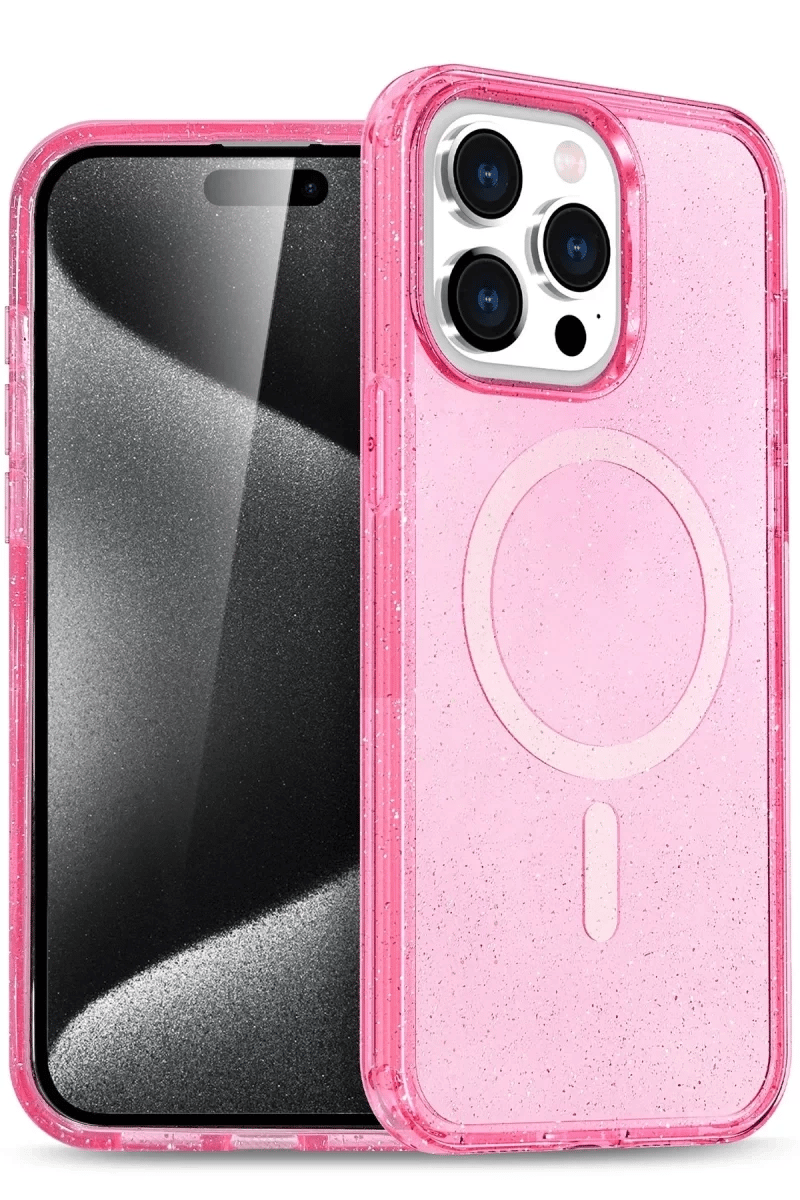 Apple iPhone 14 Pro Max Kılıf Star Magsafe Kapak - Pembe