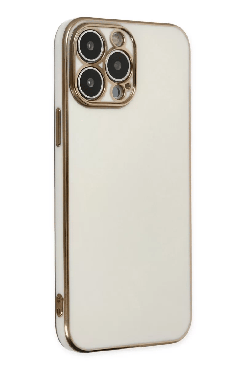Apple iPhone 14 Pro Max Kılıf Volet Silikon - Beyaz