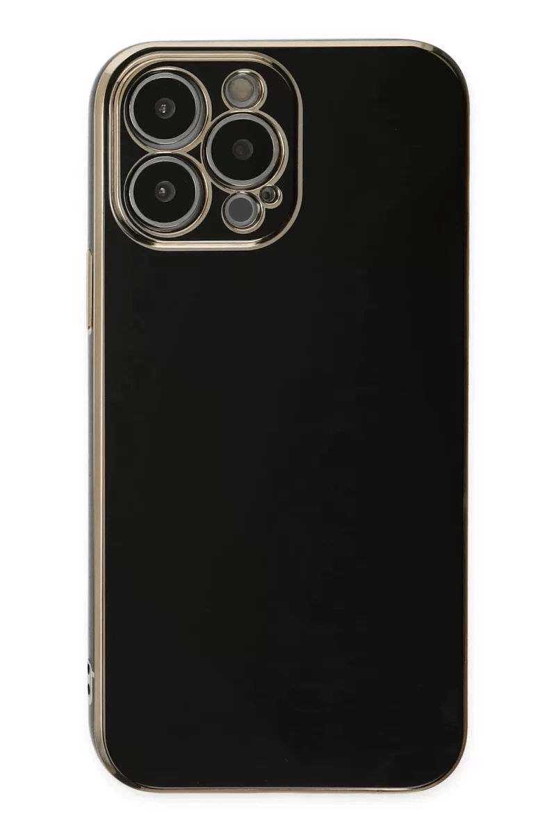 Apple iPhone 14 Pro Max Kılıf Volet Silikon - Siyah