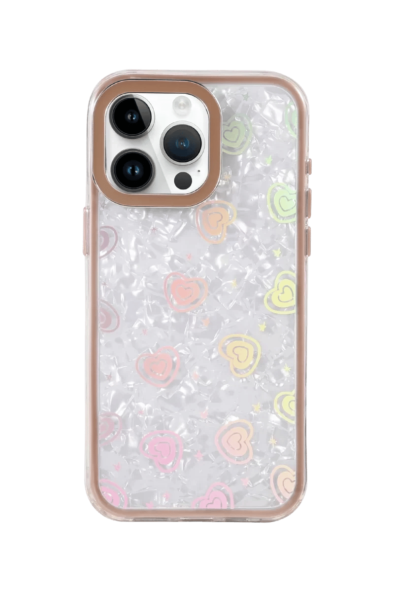 Apple iPhone 14 Pro Max Lumi Desenli Kapak - Çöl Titanyum