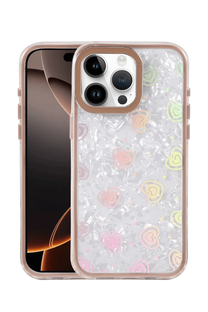 Apple iPhone 14 Pro Max Lumi Desenli Kapak - Çöl Titanyum