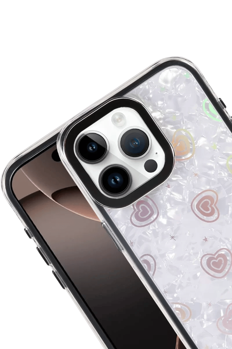 Apple iPhone 14 Pro Max Lumi Desenli Kapak - Siyah