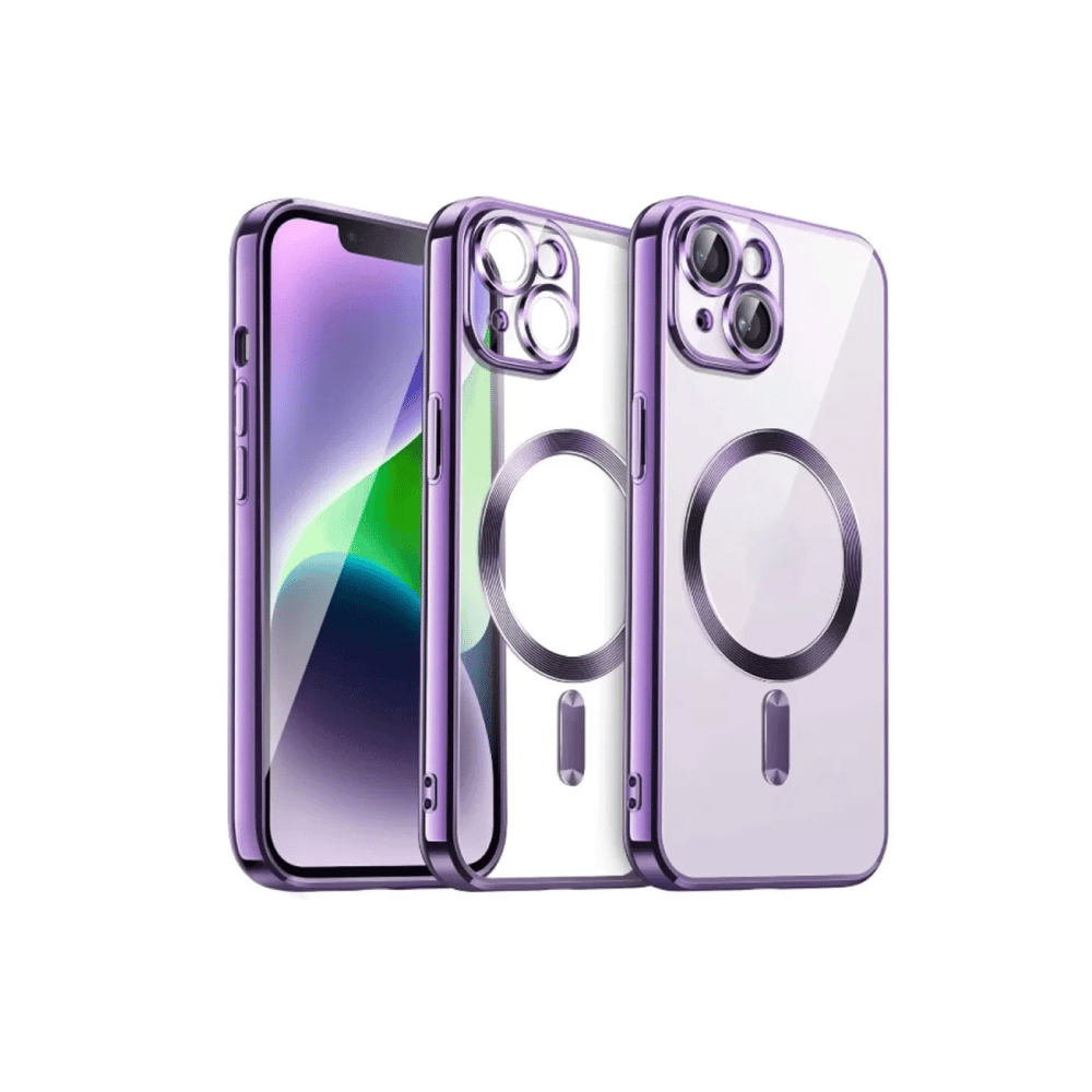 Apple iPhone 15 Kılıf Kross Magneticsafe Kapak - Mor