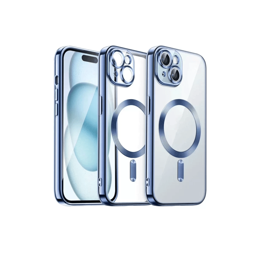 Apple iPhone 15 Kılıf Kross Magneticsafe Kapak - Sierra Blue