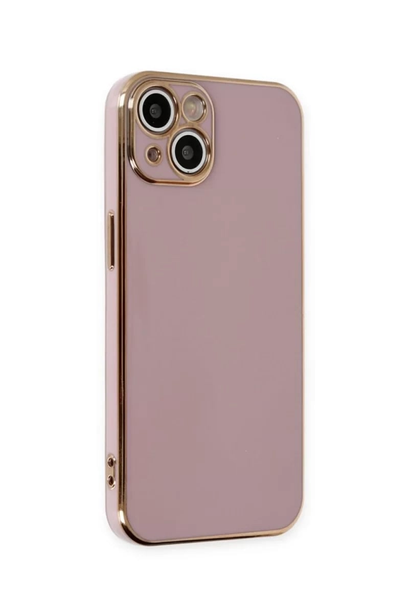Apple iPhone 15 Kılıf Volet Silikon - Mor