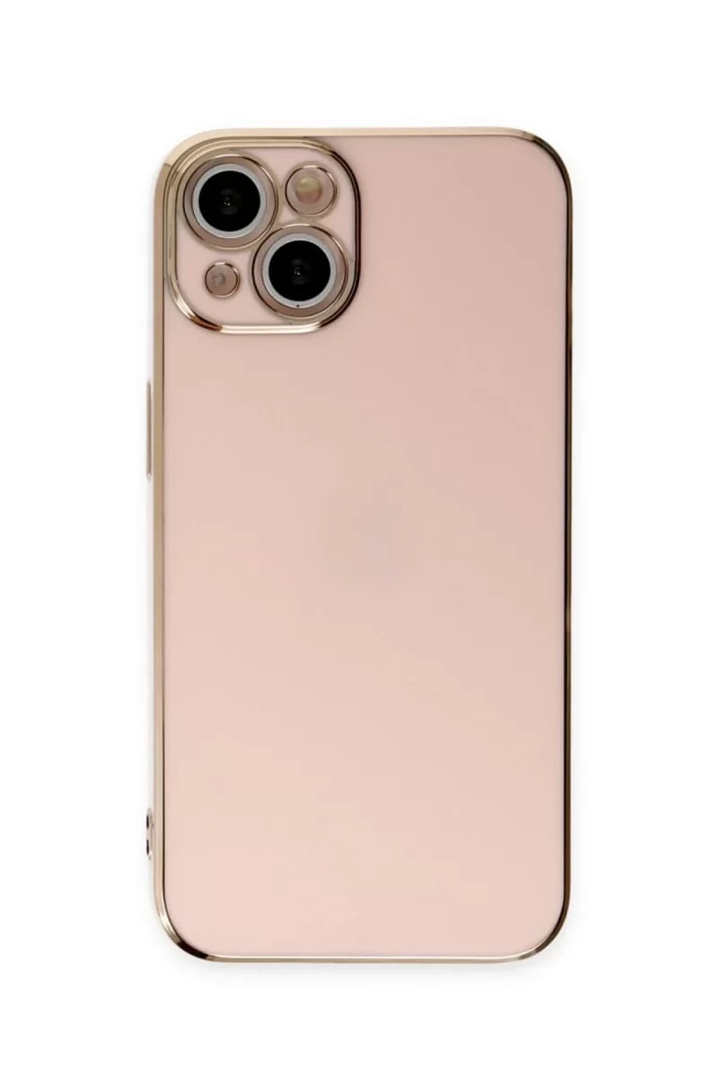 Apple iPhone 15 Kılıf Volet Silikon - Pembe