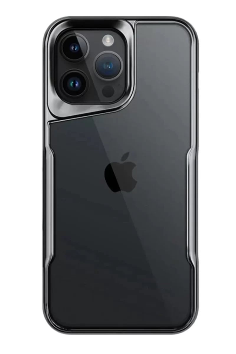 Apple iPhone 15 Pro Kılıf Boyi Silikon Kapak - Titan Gri