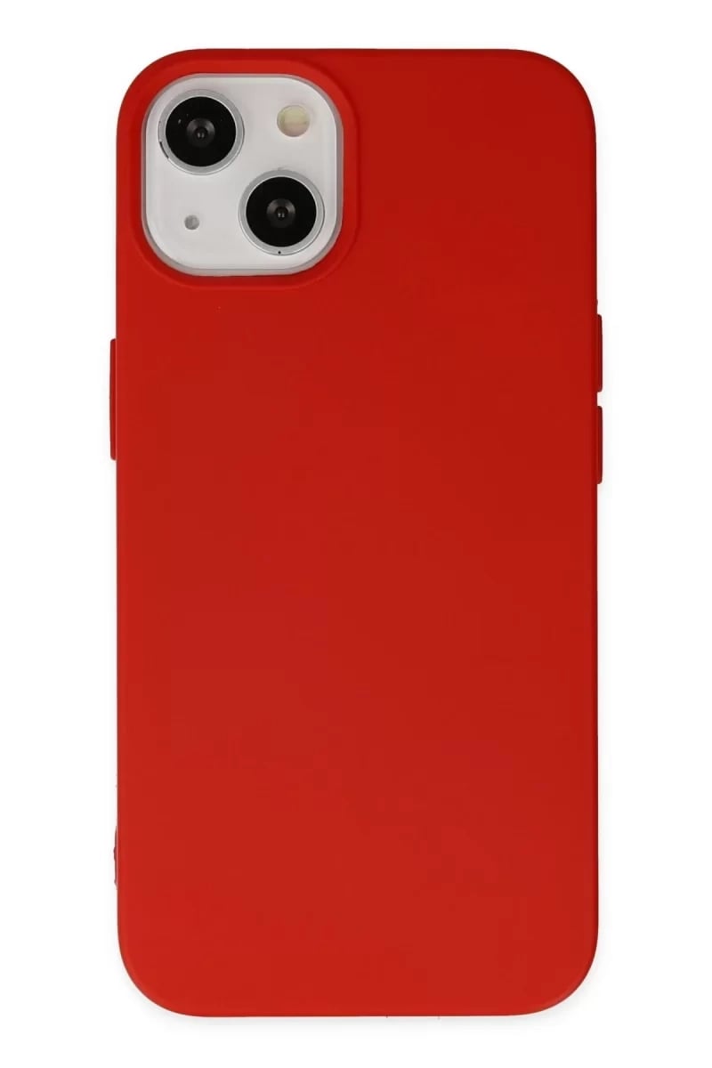 Apple iPhone 15 Pro Kılıf Nano içi Kadife Silikon - Kırmızı