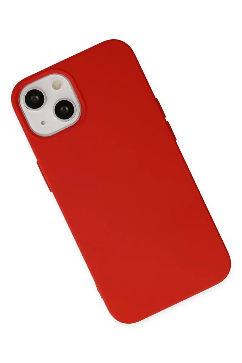 Apple iPhone 15 Pro Kılıf Nano içi Kadife Silikon - Kırmızı