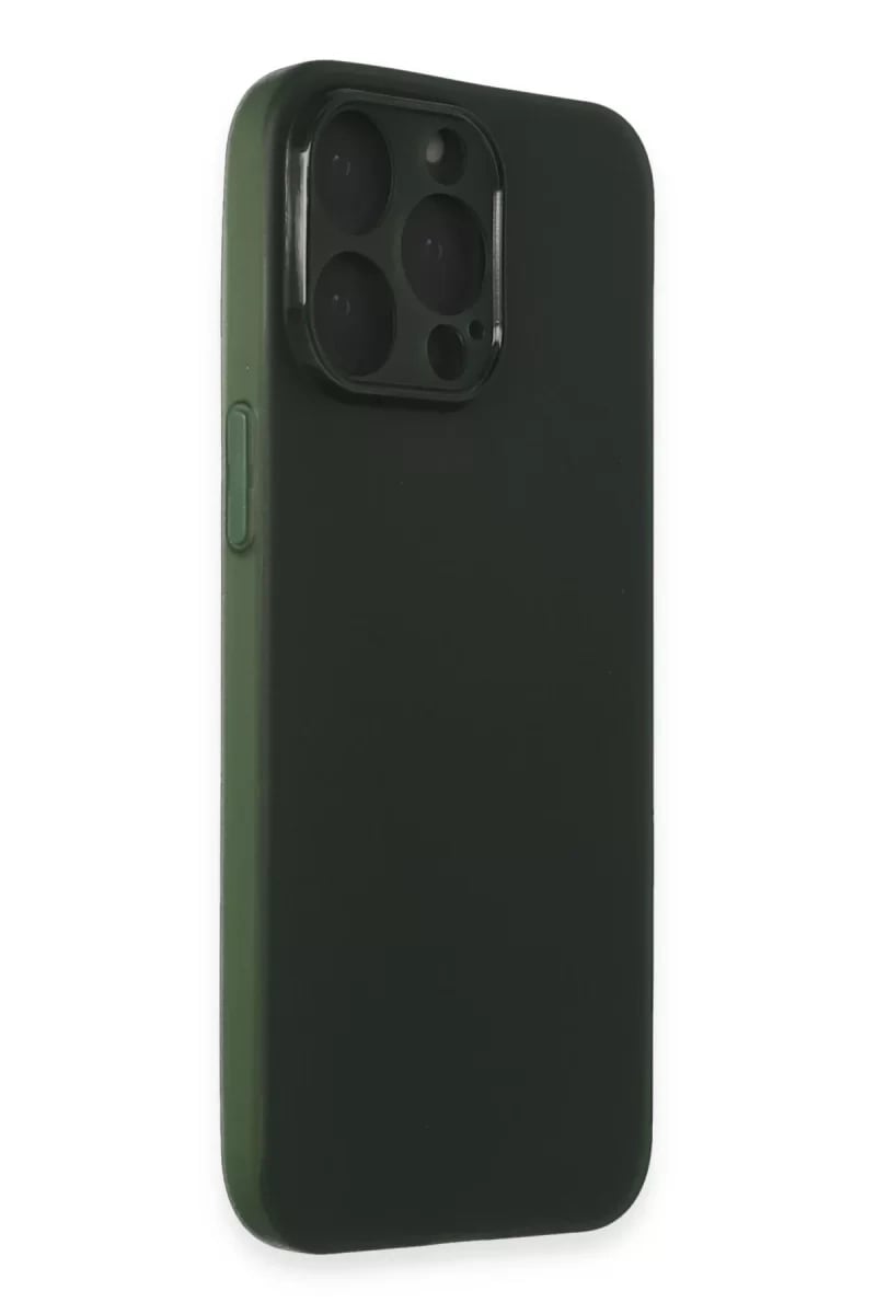 Apple iPhone 15 Pro Kılıf Puma Silikon - Yeşil