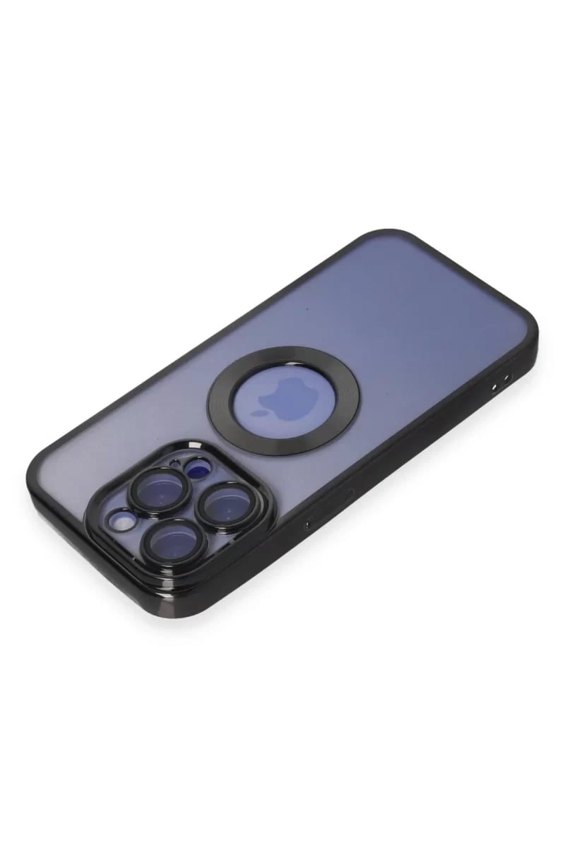 Apple iPhone 15 Pro Kılıf Slot Silikon - Siyah