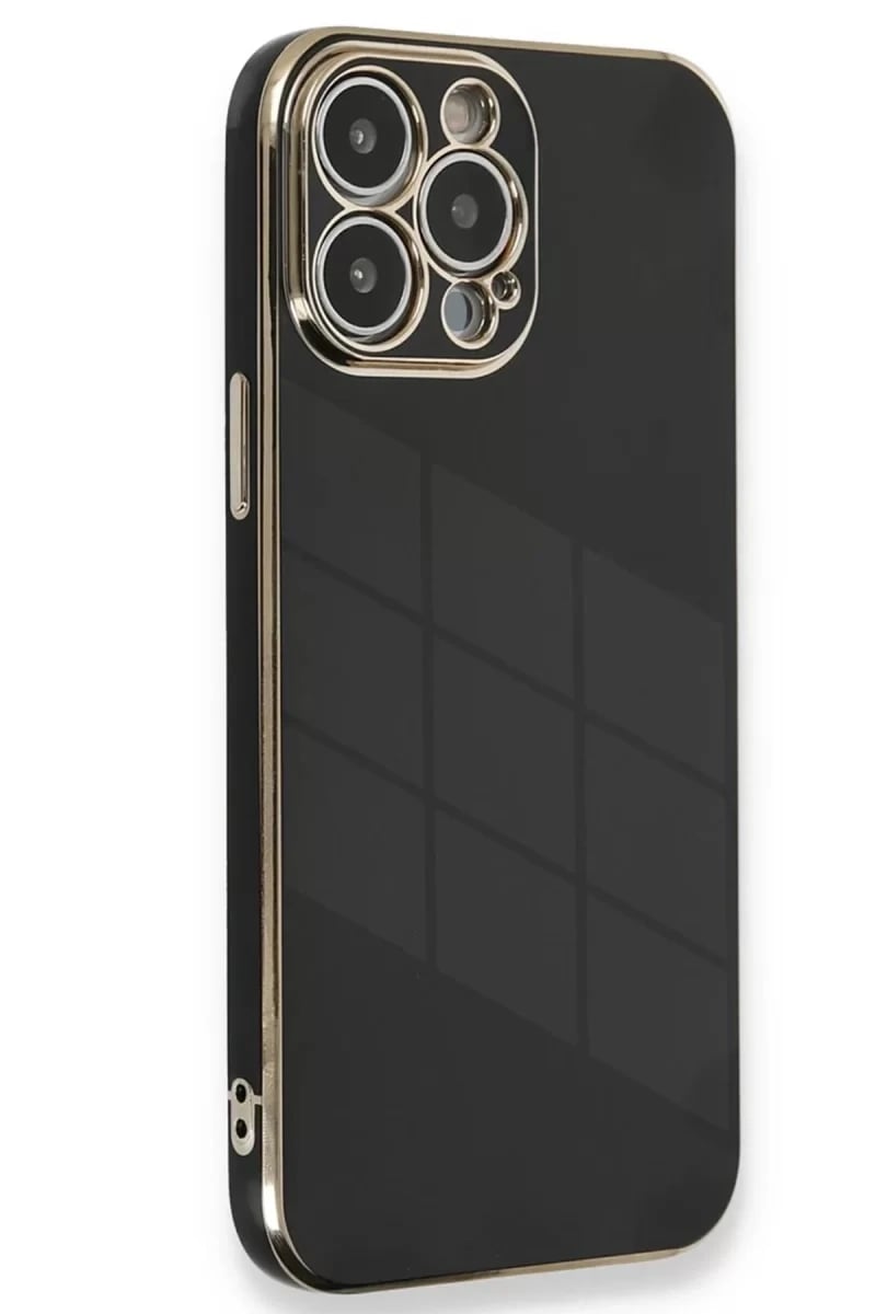 Apple iPhone 15 Pro Kılıf Volet Silikon - Siyah