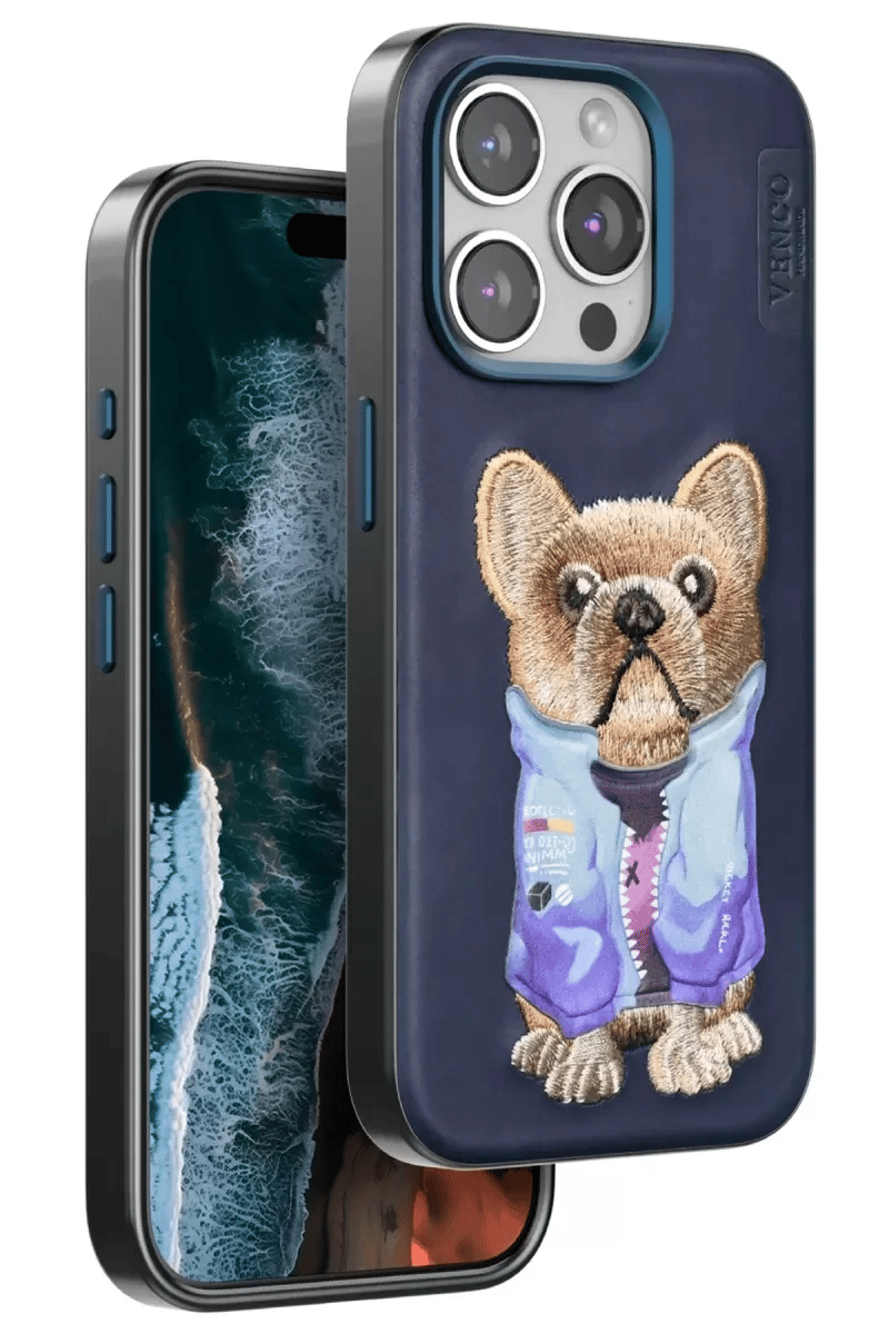 Apple iPhone 15 Pro Max Cute Desenli Kapak - Lacivert