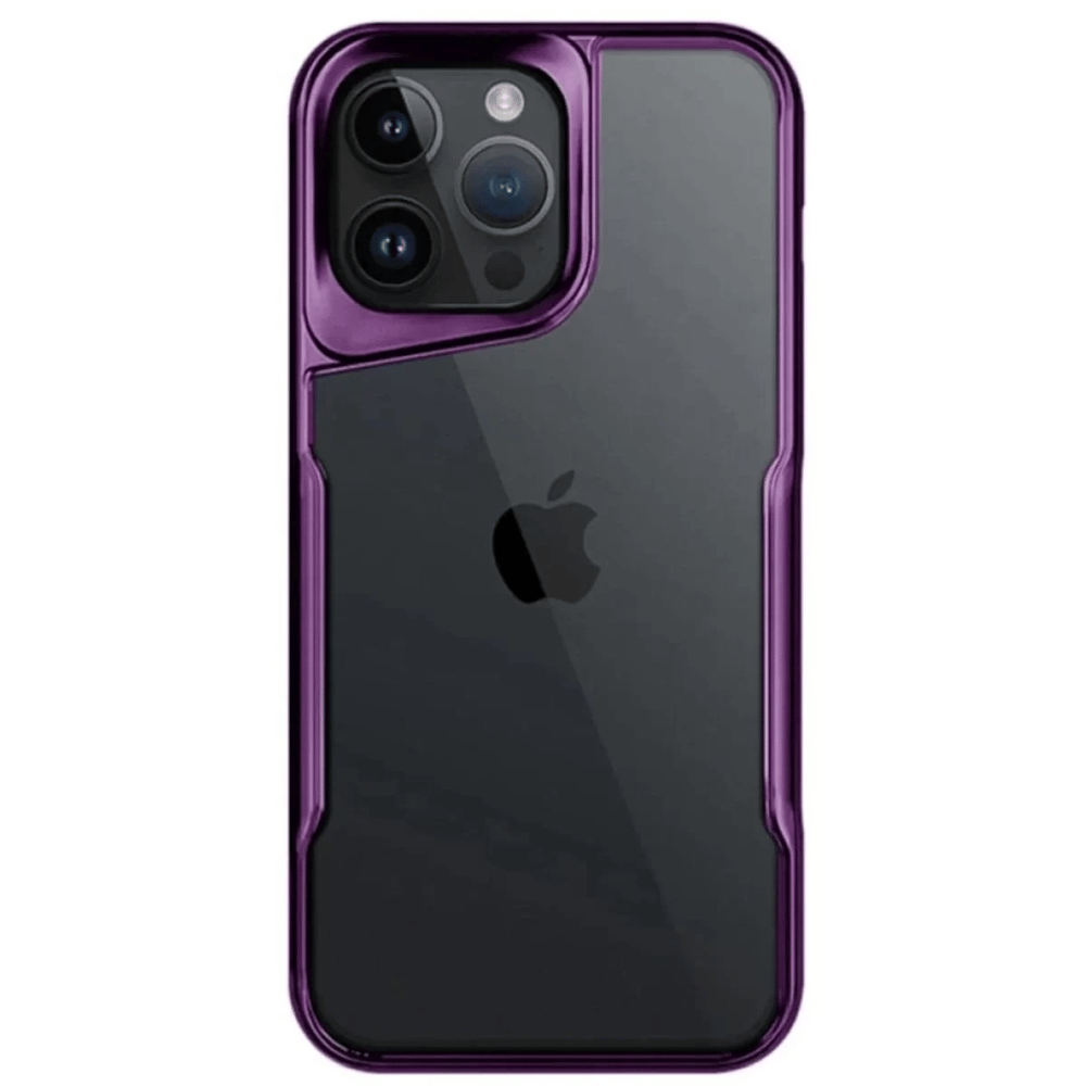 Apple iPhone 15 Pro Max Kılıf Boyi Silikon Kapak - Derin Mor