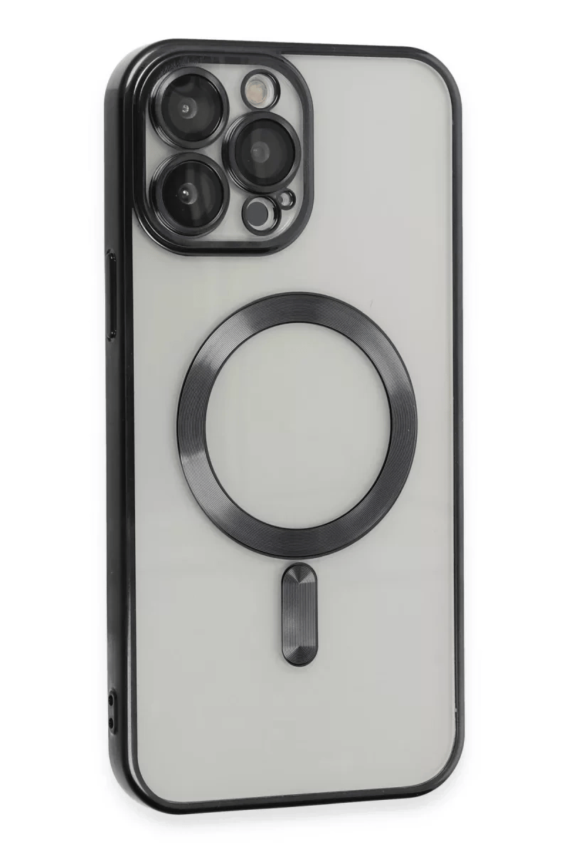 Apple iPhone 15 Pro Max Kılıf Kross Magneticsafe Kapak - Siyah