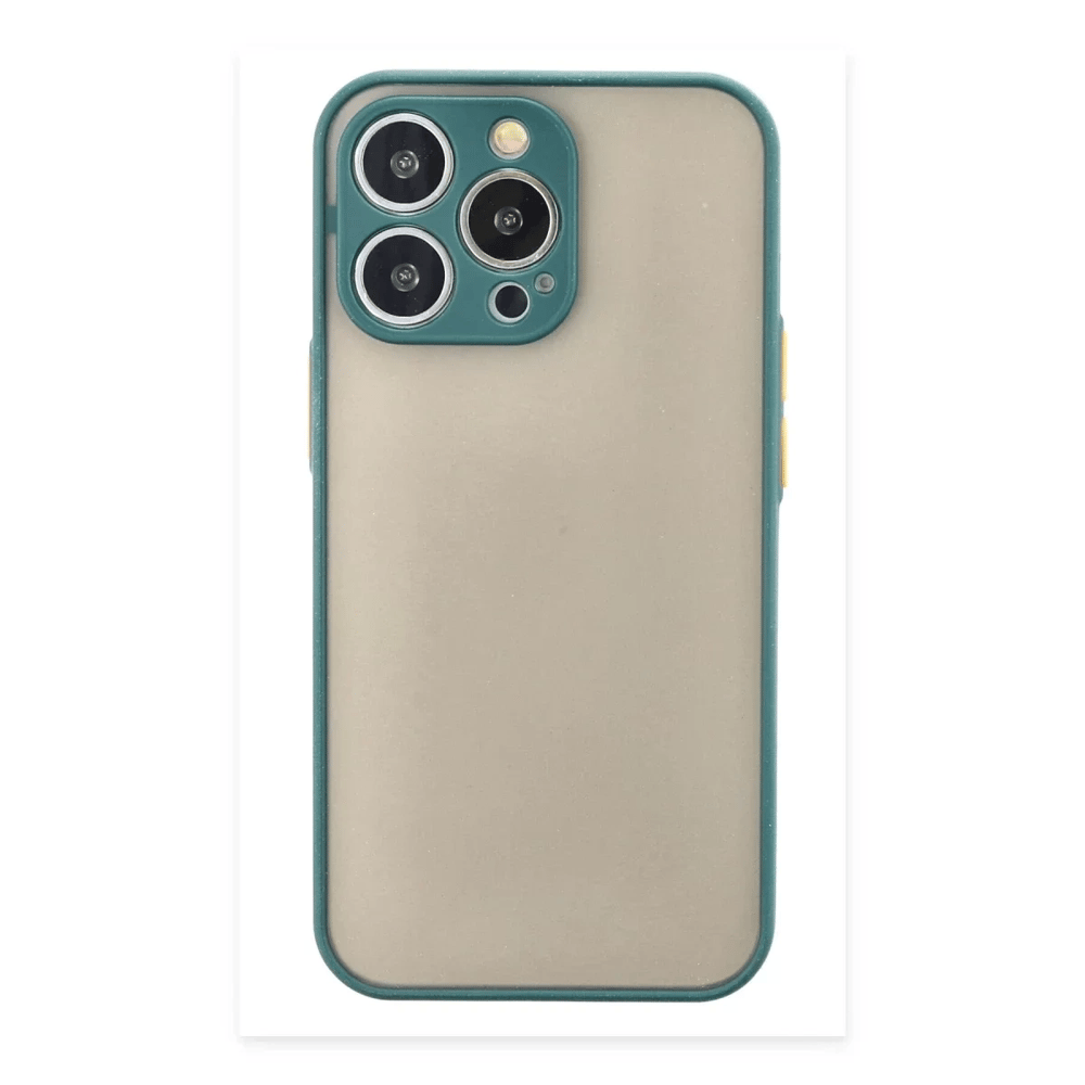 Apple iPhone 15 Pro Max Kılıf Montreal Silikon Kapak - Yeşil