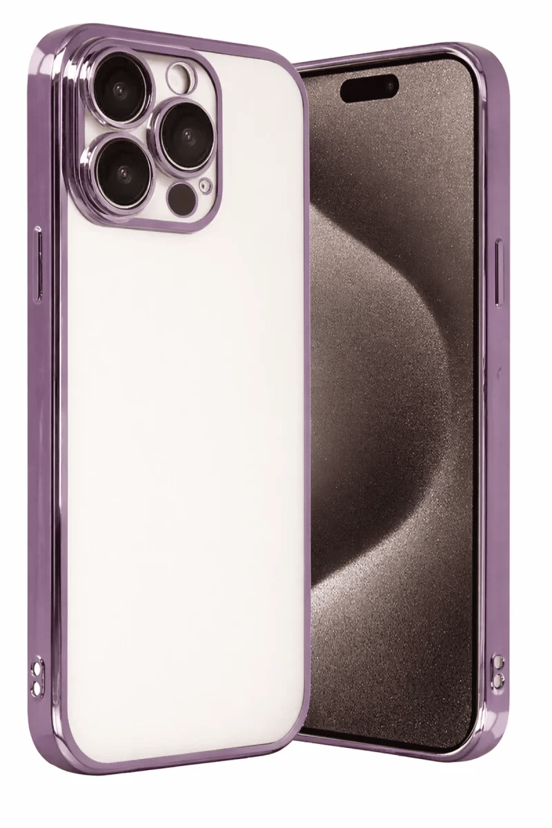 Apple iPhone 15 Pro Max Lensli Silikon - Mor