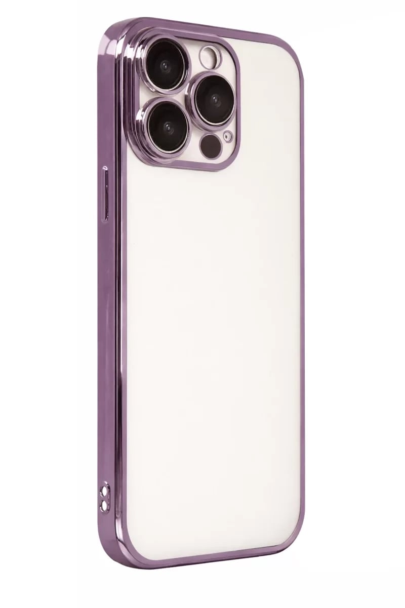 Apple iPhone 15 Pro Max Lensli Silikon - Mor