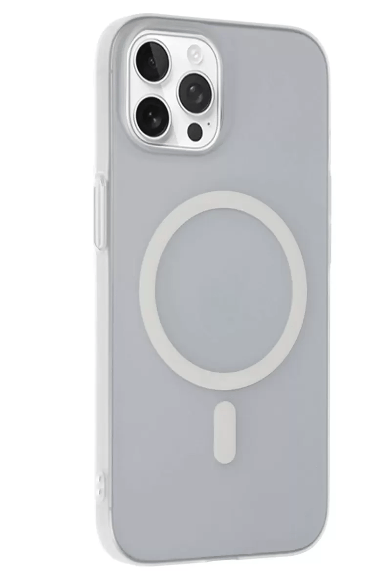 Apple iPhone 15 Pro Max Tuna PC Slim Magsafe Kapak - Şeffaf