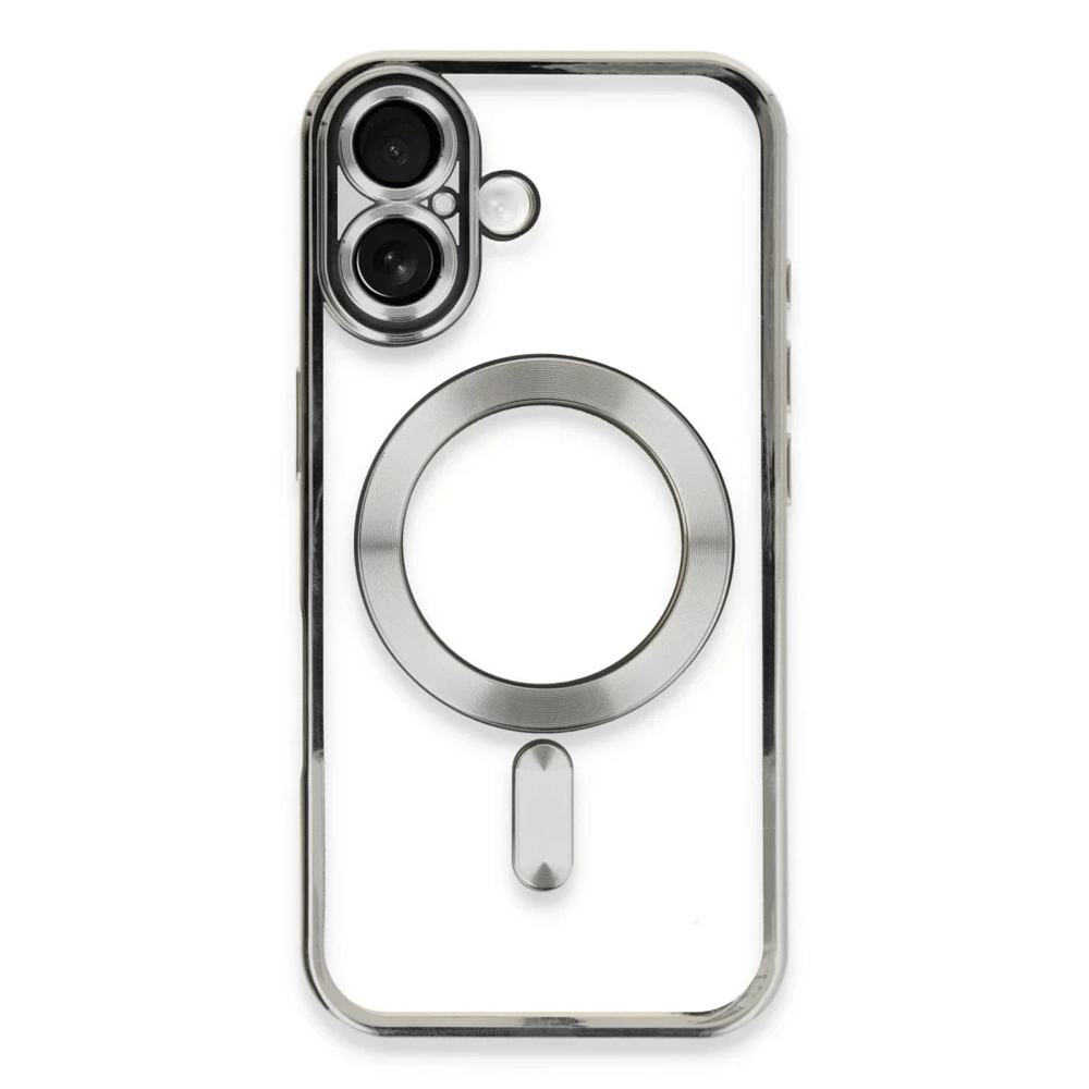 Apple iPhone 16 Kılıf Kross Magneticsafe Kapak - Gümüş