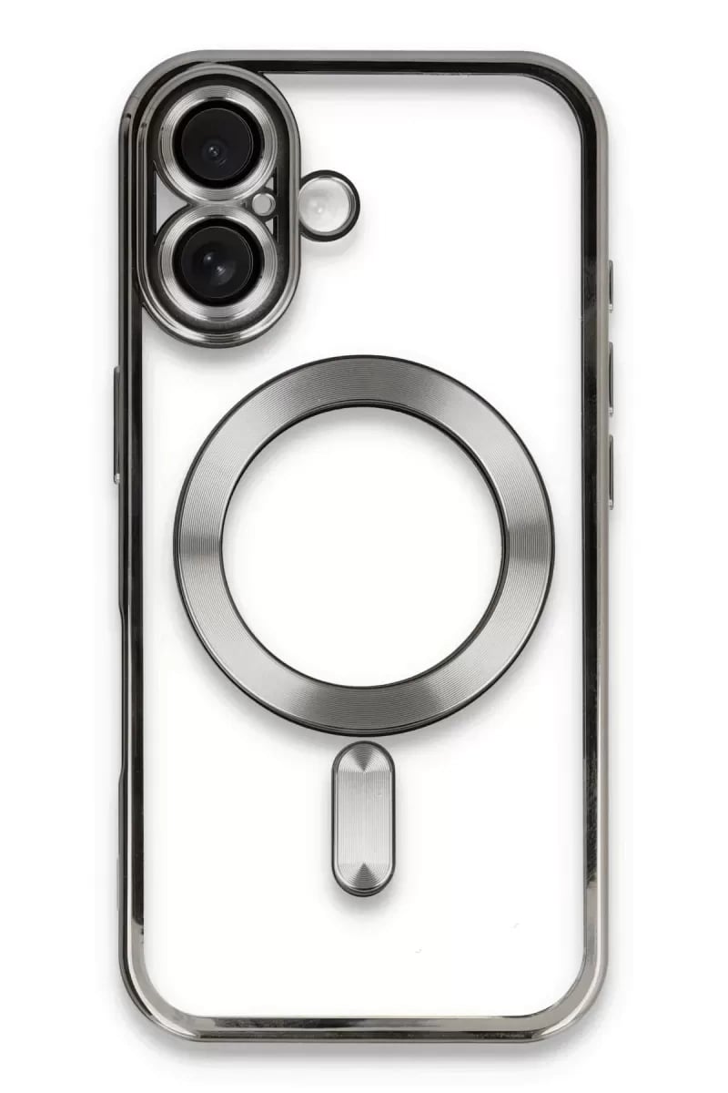 Apple iPhone 16 Kılıf Kross Magneticsafe Kapak - Titan Gri