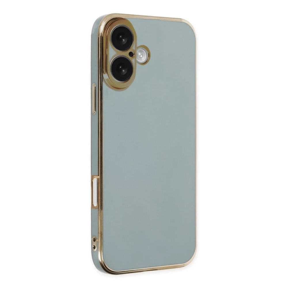 Apple iPhone 16 Kılıf Volet Silikon - Açık Yeşil