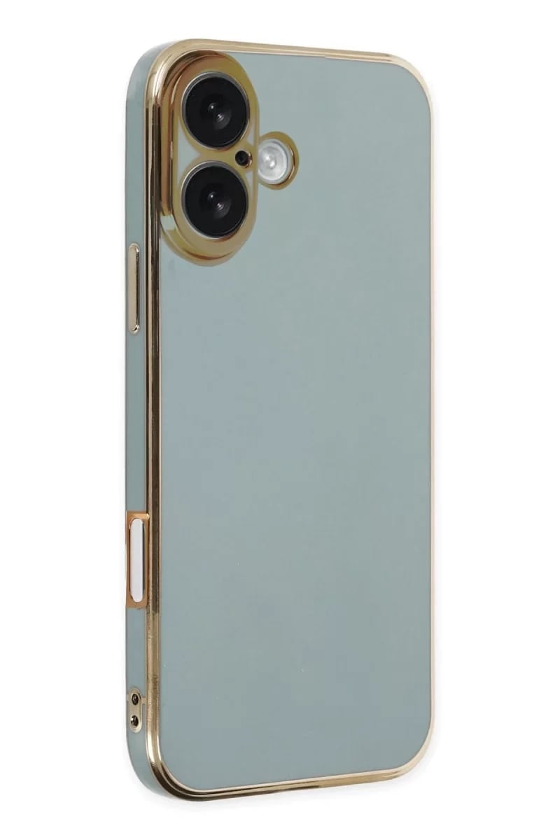 Apple iPhone 16 Kılıf Volet Silikon - Açık Yeşil