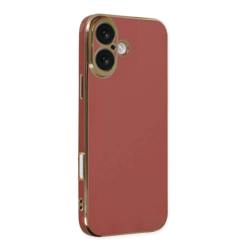 Apple iPhone 16 Kılıf Volet Silikon - Kırmızı