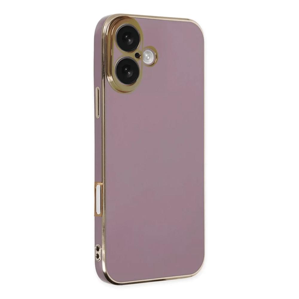 Apple iPhone 16 Kılıf Volet Silikon - Mor