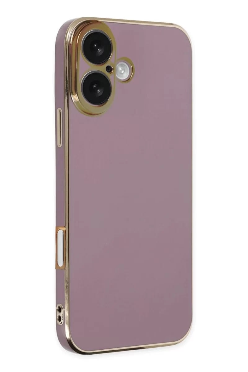 Apple iPhone 16 Kılıf Volet Silikon - Mor
