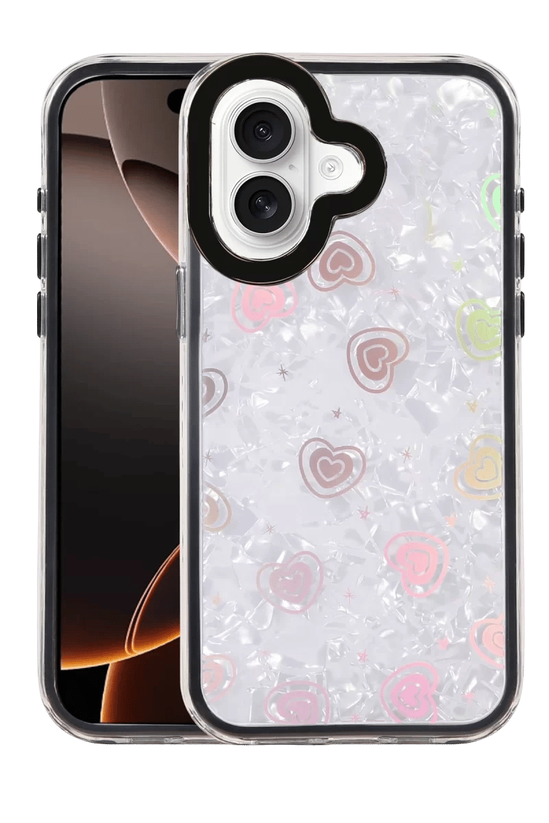 Apple iPhone 16 Lumi Desenli Kapak - Siyah