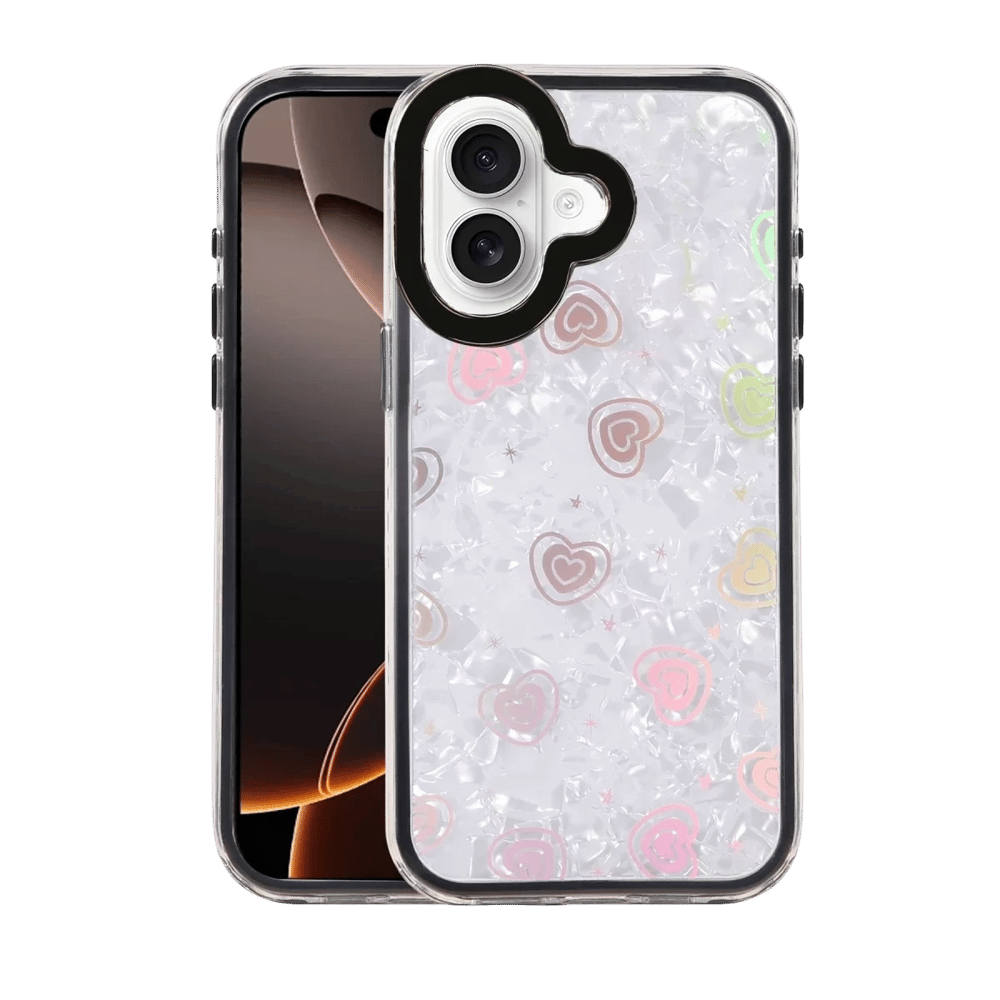 Apple iPhone 16 Lumi Desenli Kapak - Siyah