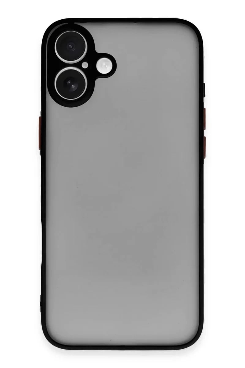Apple iPhone 16 Plus Kılıf Montreal Silikon Kapak - Siyah
